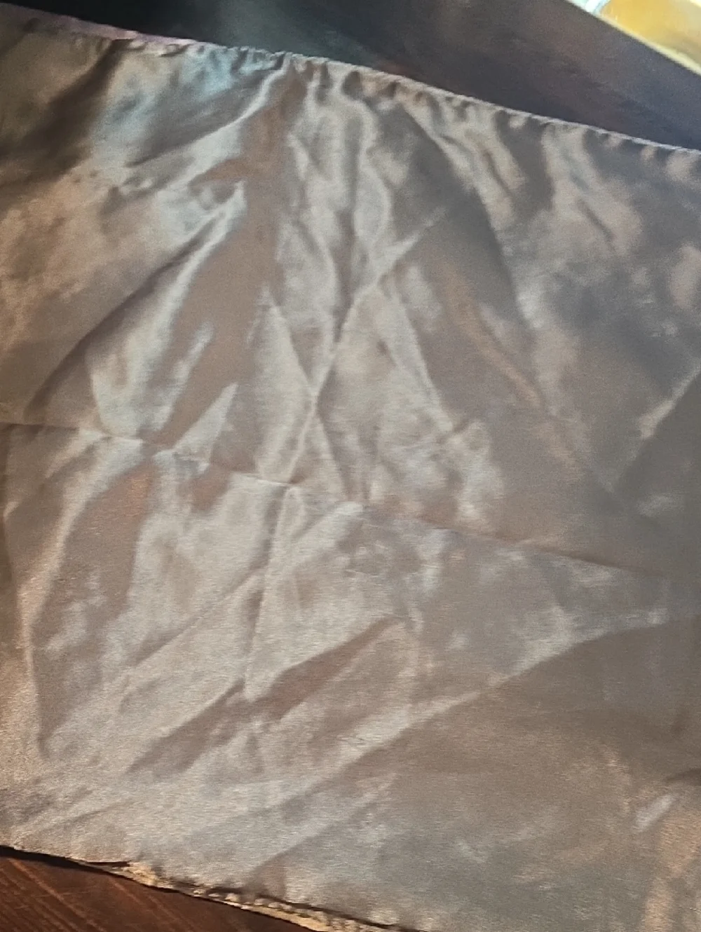 Lot of 3 Satin Polyester Pillowcases - Pink, Gold, Silver (Pilling)